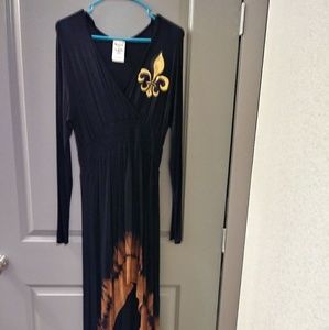 Black long sleeve dress